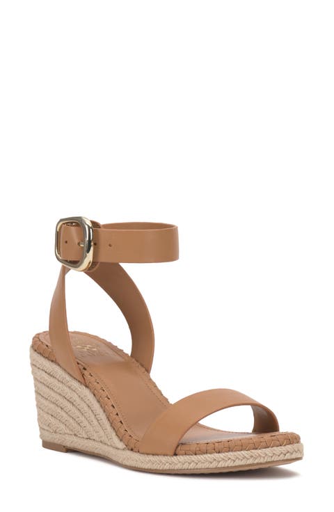 Fainel Espadrille Ankle Strap Platform Wedge Sandal (Women)