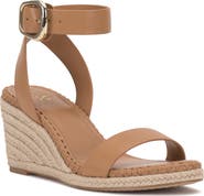 Vince Camuto Fainel Espadrille Ankle Strap Platform Wedge Sandal
