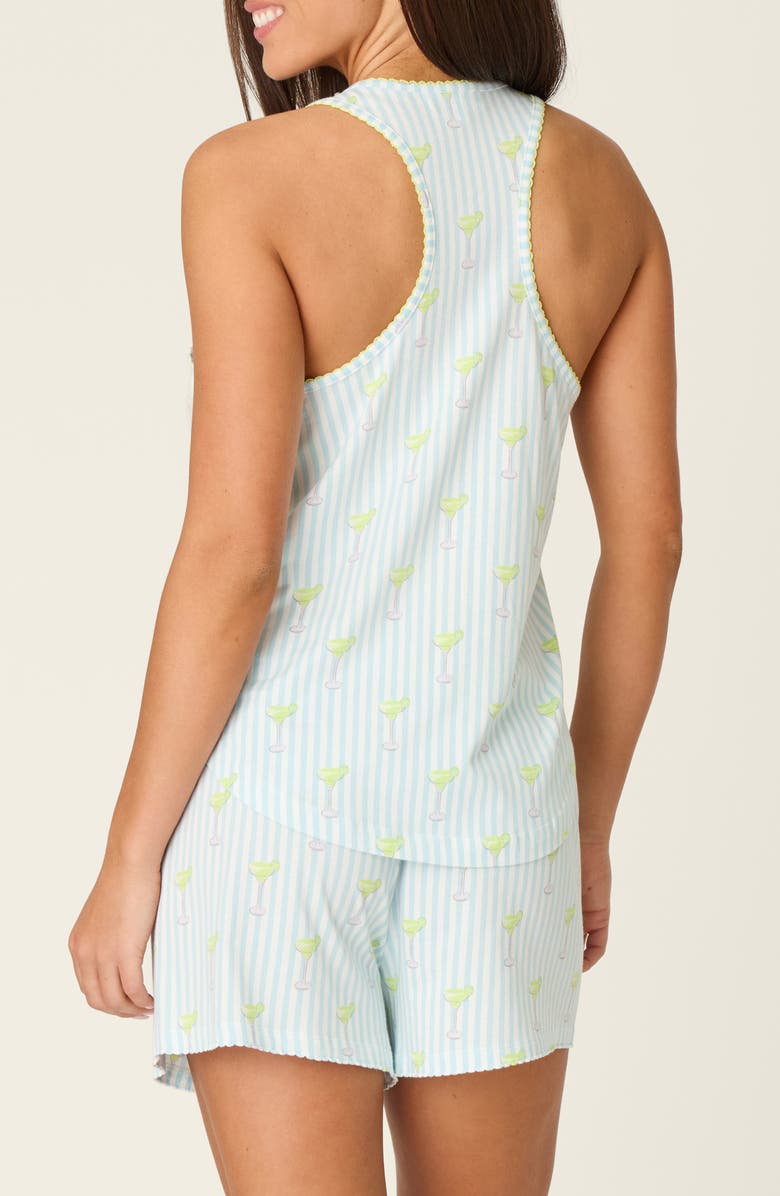 PJ Salvage Playful Print Short Pajamas, Alternate, color, Light Blue