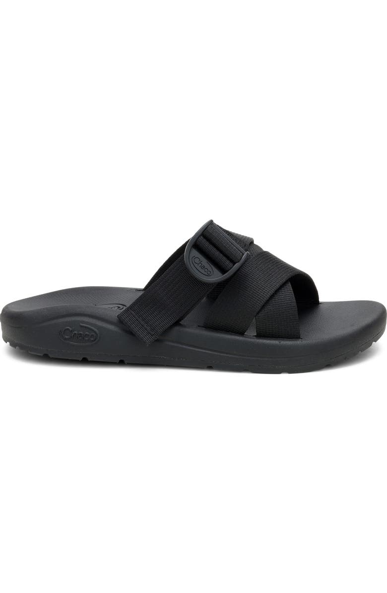 Chaco CushZ Slide Sandal, Alternate, color, Black