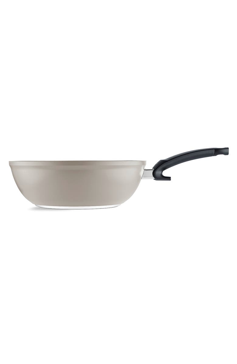 Fissler Ceratal Comfort Ceramic Non-Stick Wok, Alternate, color, Warm Grey