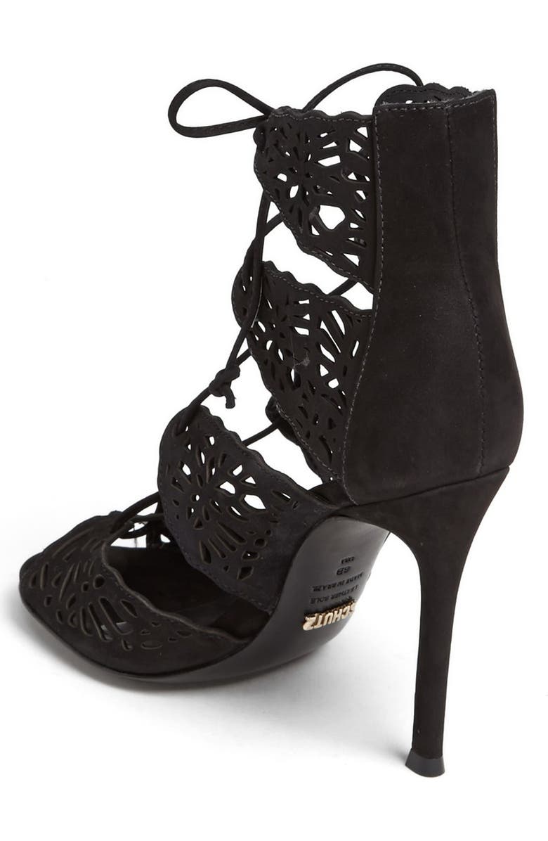 Schutz 'Ciara' Perforated Sandal, Alternate, color,