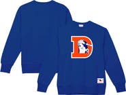 Mitchell & Ness Men's Mitchell & Ness Royal Denver Broncos Basic Fleece Pullover Sweatshirt