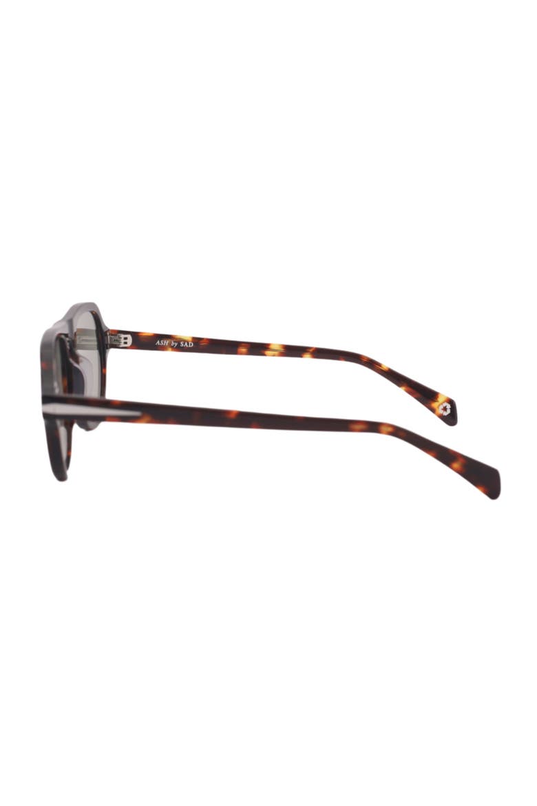 Ash Sunglasses, Alternate, color, Tortoise - Tinted Olive