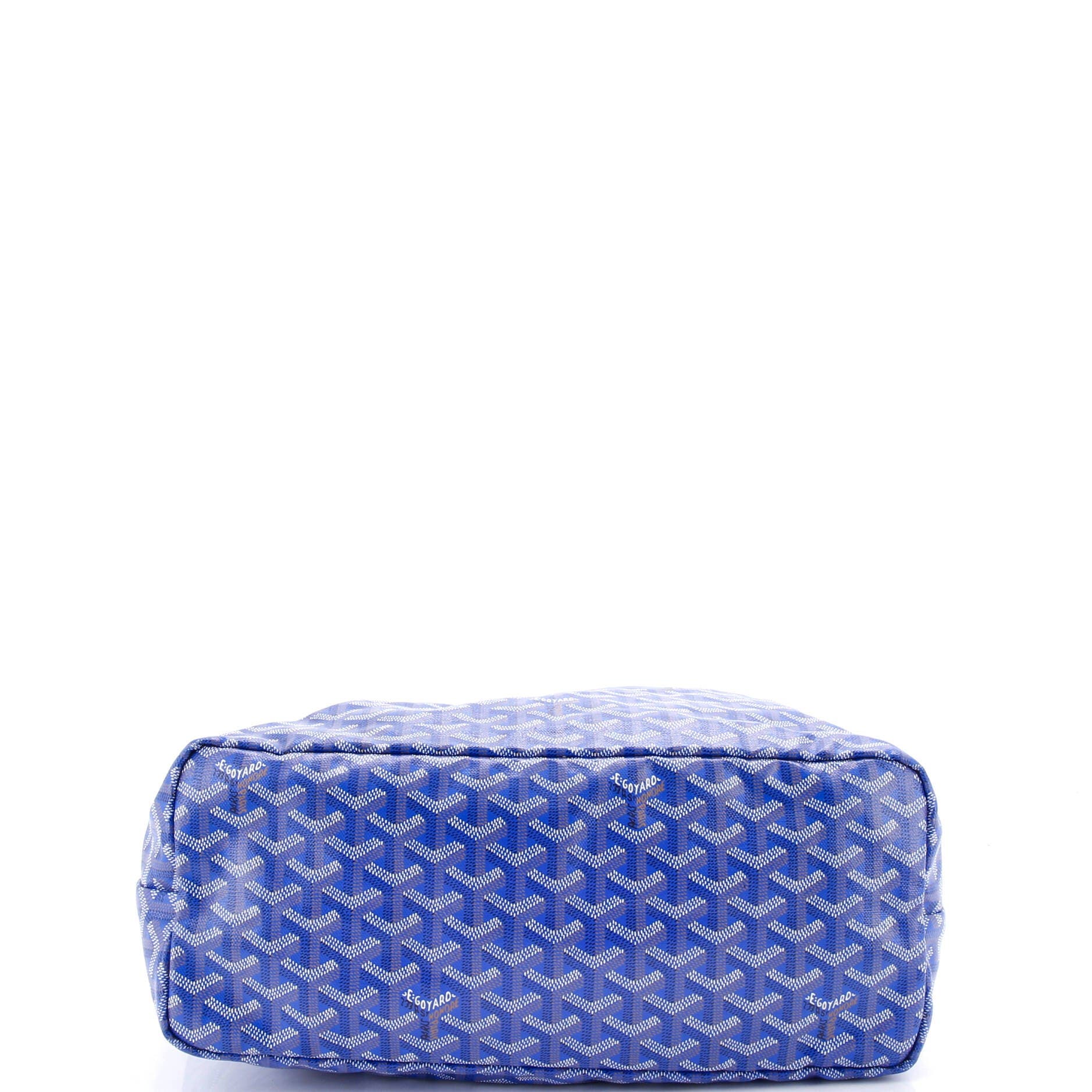 Pre-Owned Goyard Artois Tote Printed Coated Canvas PM, Alternate, color, Blue