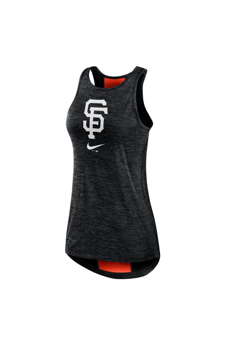 Nike Women's Nike Black San Francisco Giants Right Mix High Neck Tank Top, Alternate, color, Black