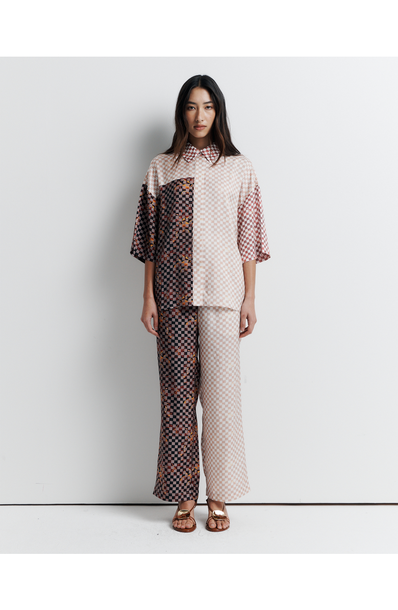 Romy June Shirt collaboration with Phoebe Willis, Alternate, color, Checkmate