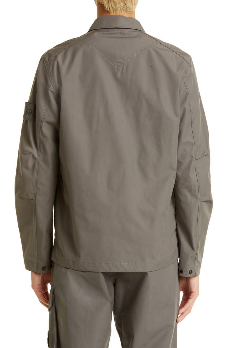 Stone Island Ghost Piece Organic Cotton Overshirt, Alternate, color,
