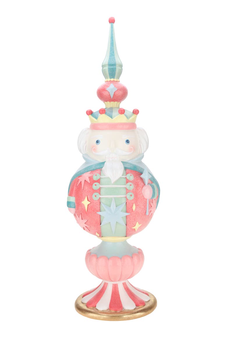Christmas Nutcracker Finial, Main, color, Light Pink