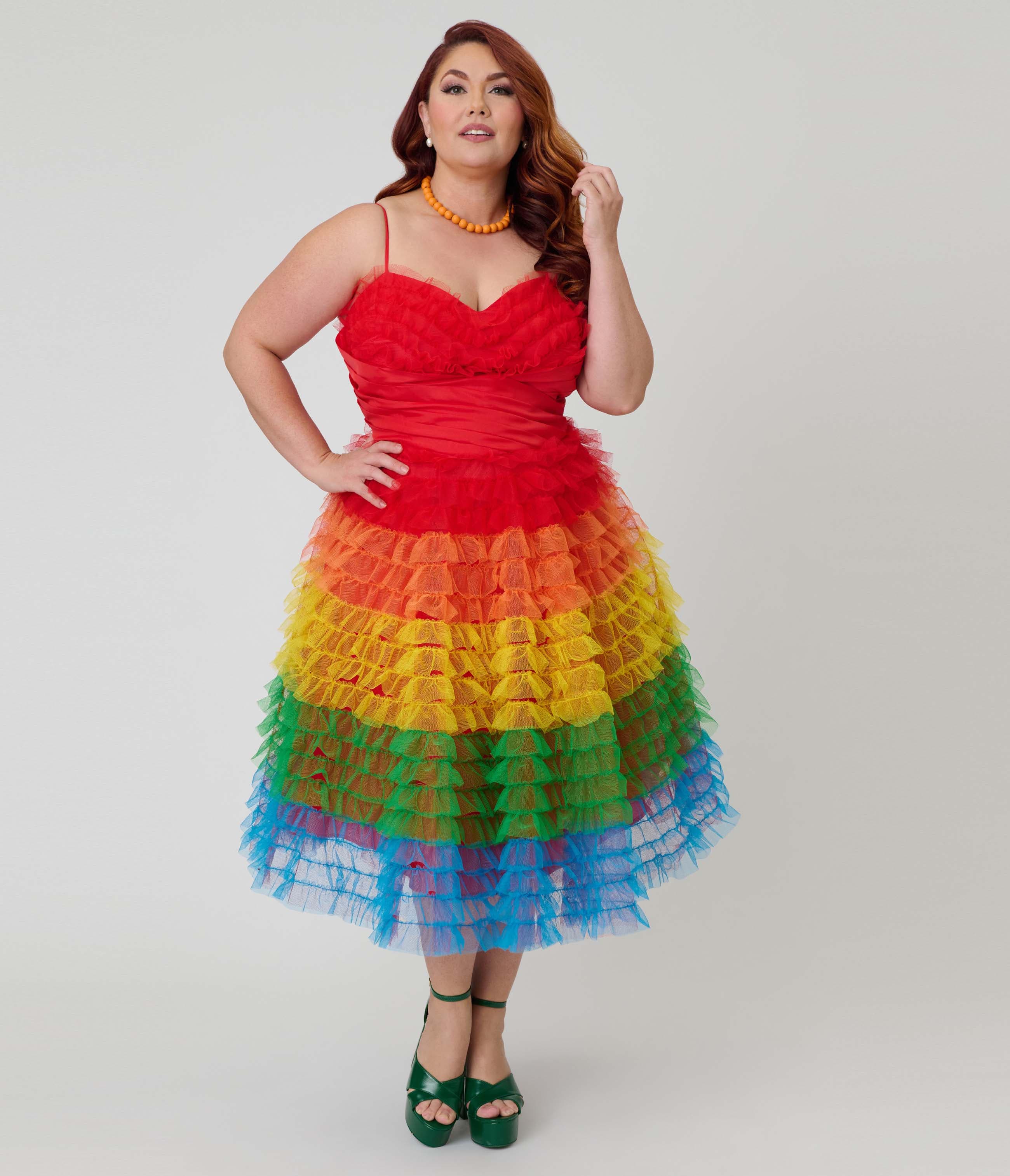 selected Red Rainbow Stripe