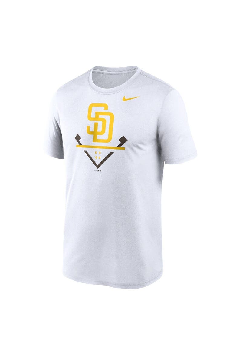 Men's Nike White San Diego Padres Icon Legend T-Shirt, Alternate, color, White