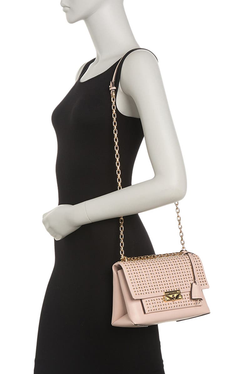 MICHAEL Michael Kors Cece Studded Leather Chain Shoulder Bag, Alternate, color,