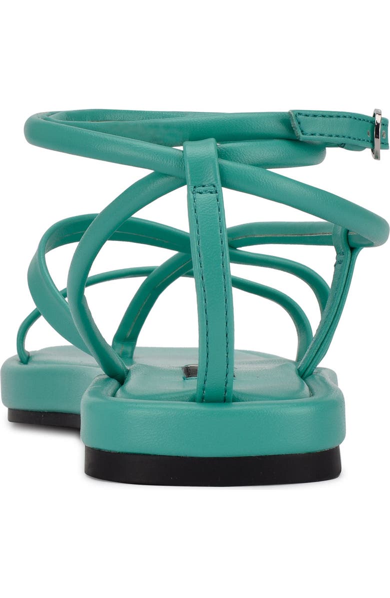 Nine West Waren Strappy Sandal, Alternate, color, Cyan Green