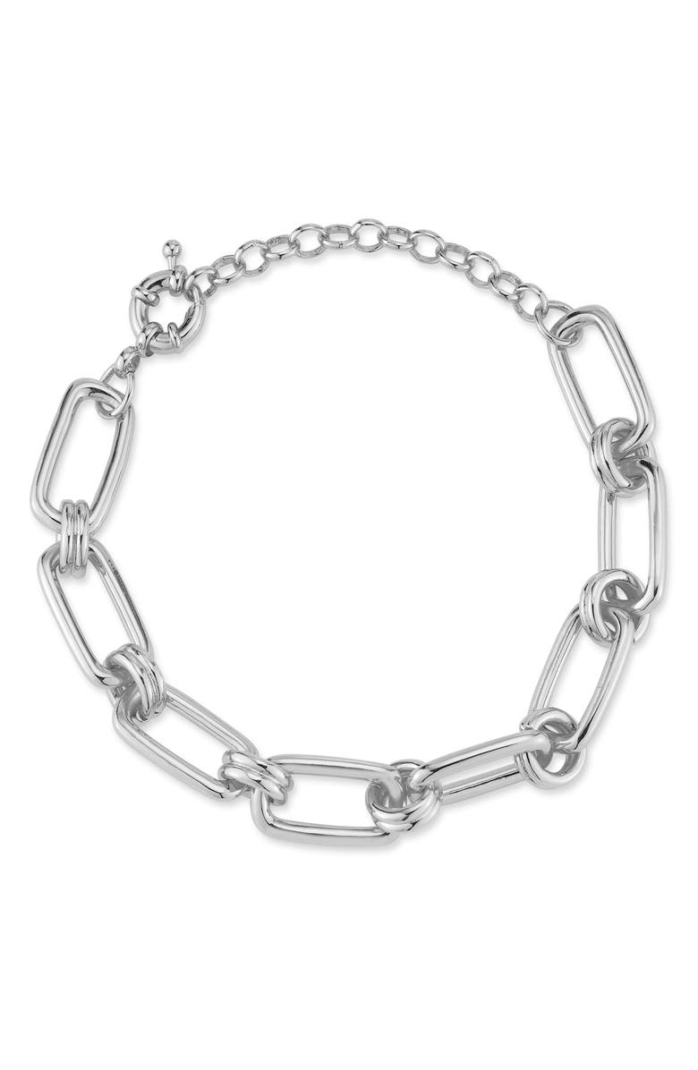 CHLOE AND MADISON Oval Link Chain Bracelet, Main, color,
