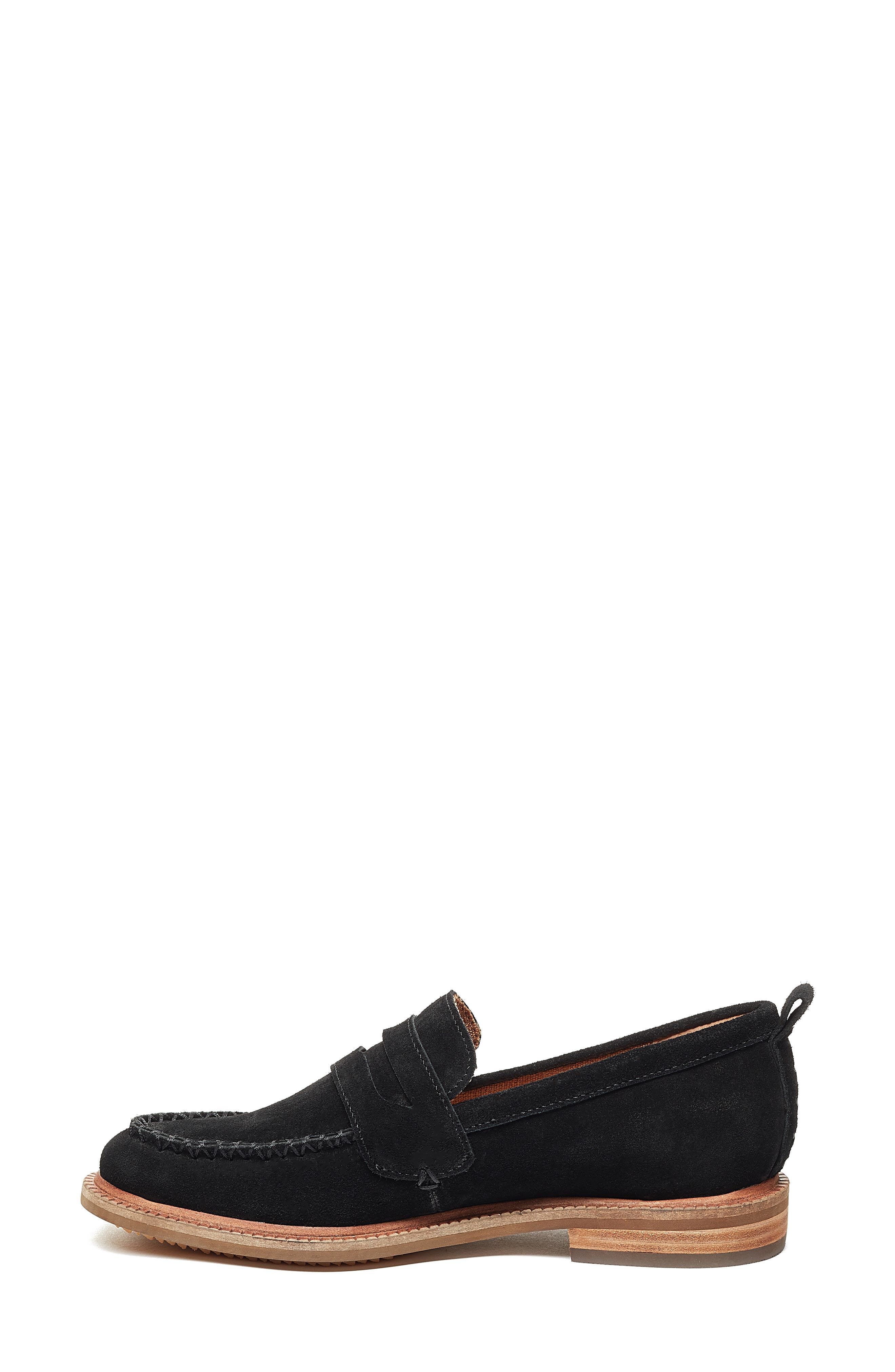 Kelsi Dagger Brooklyn Lens Penny Loafer, Alternate, color, Black