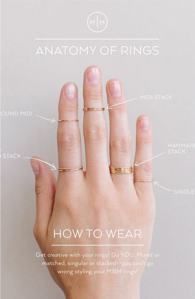 MADE BY MARY Braided Stacking Ring, Alternate, color, Silver