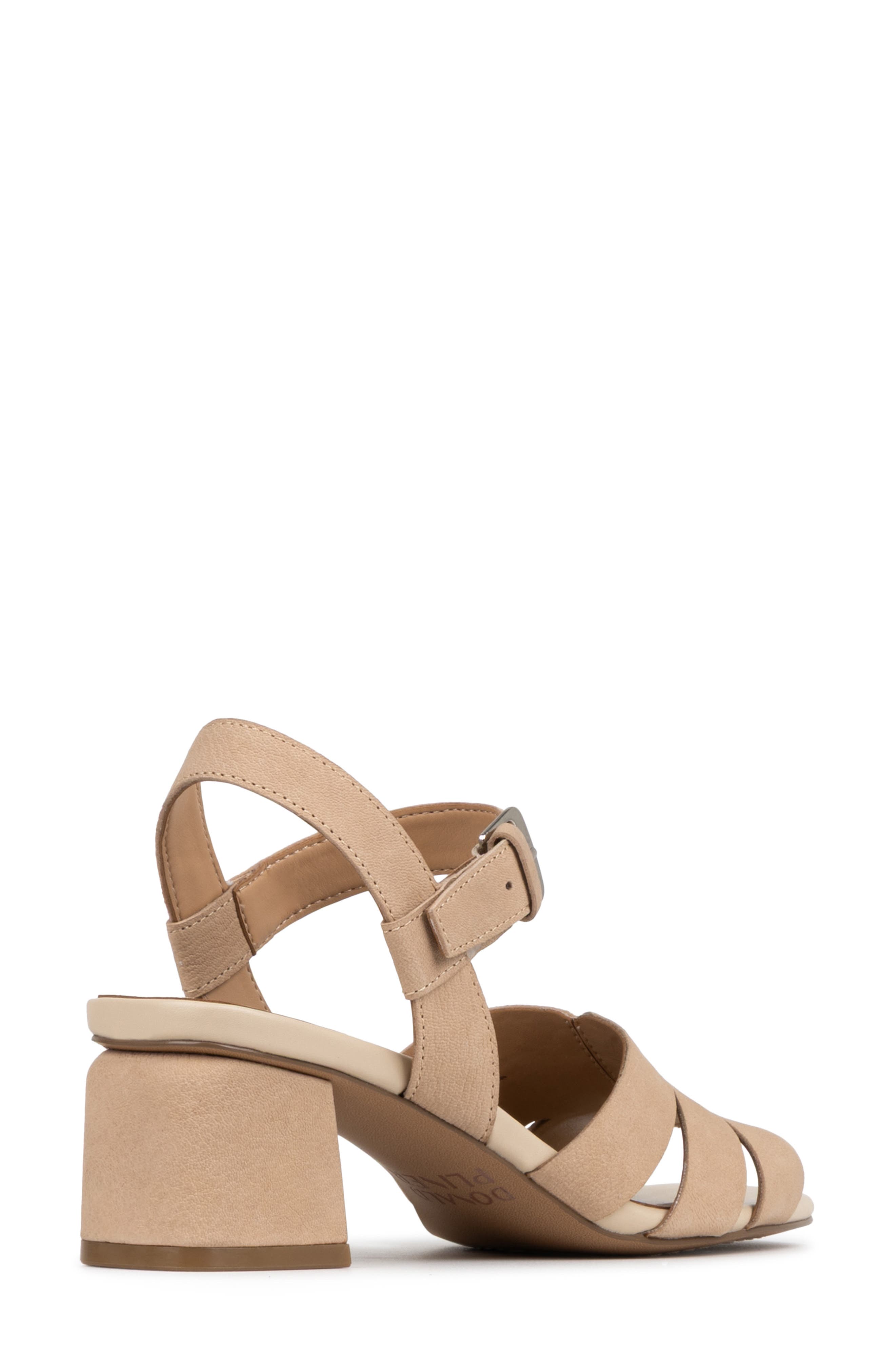 Joyus Block Heel Sandal, Alternate, color, ALMOND