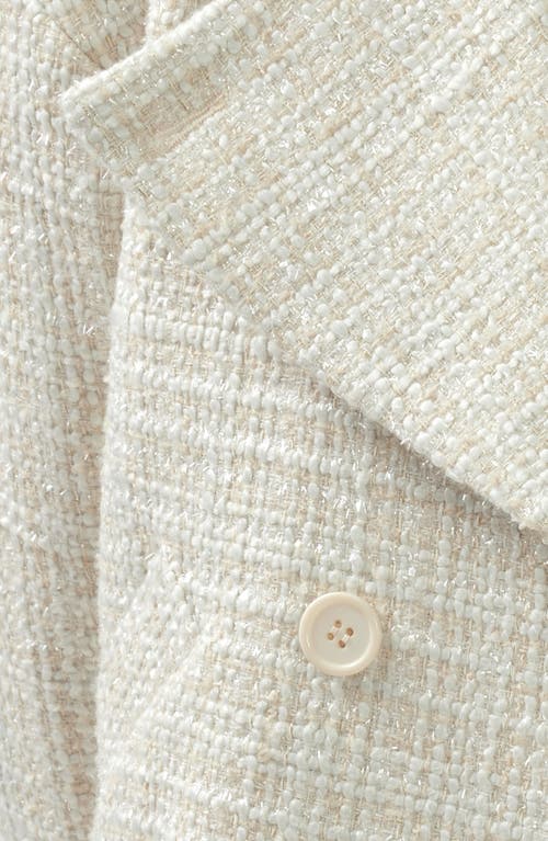 Belle & Bloom Power Over Me Tweed Jacket In Beige Marle