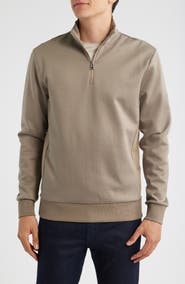 BOSS Sidney Quarter Zip Pullover