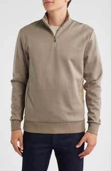 BOSS Sidney Quarter Zip Pullover
