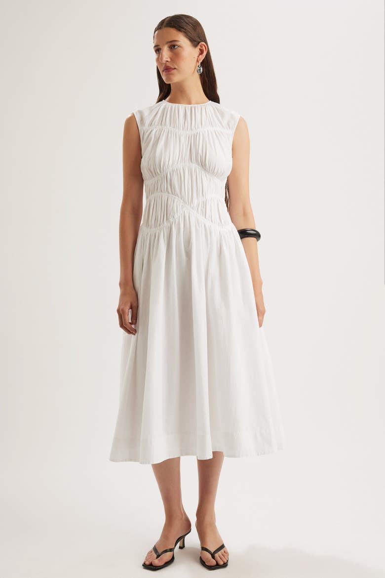 Villard Dress, Alternate, color, White