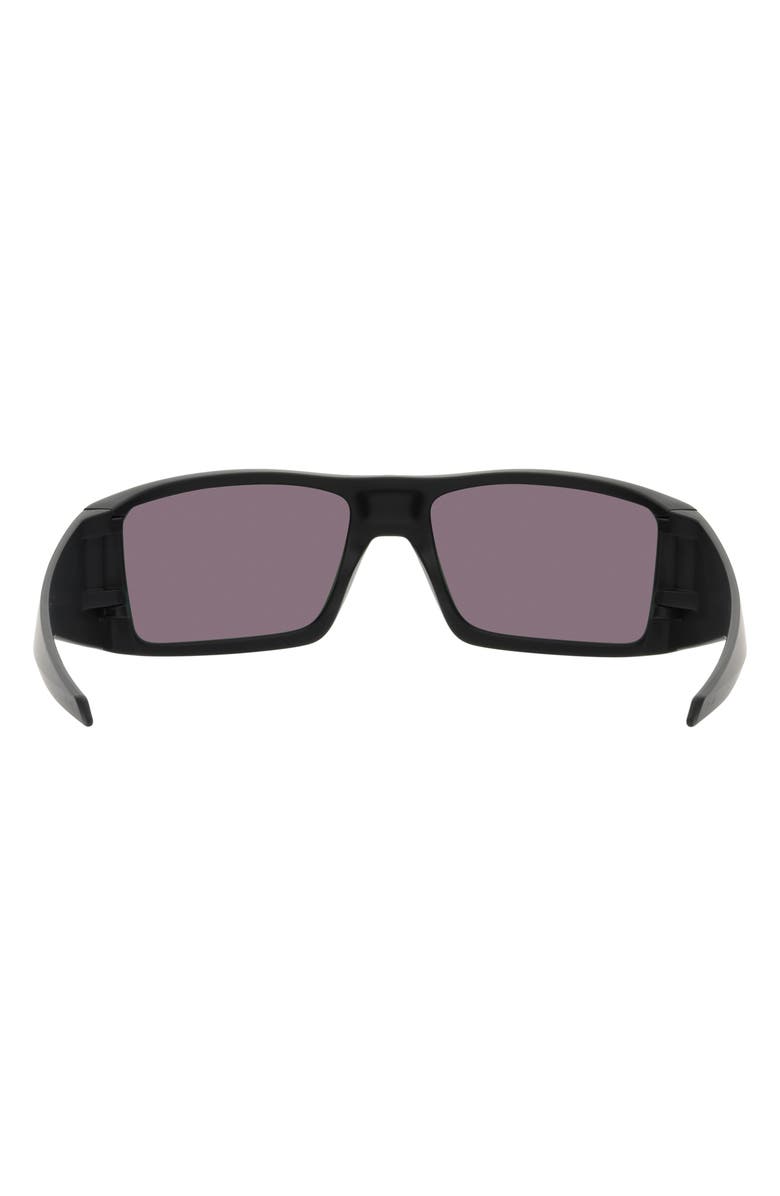 Oakley Heliostat 61mm Prizm<sup>™</sup> Rectangular Sunglasses, Alternate, color, Matte Black