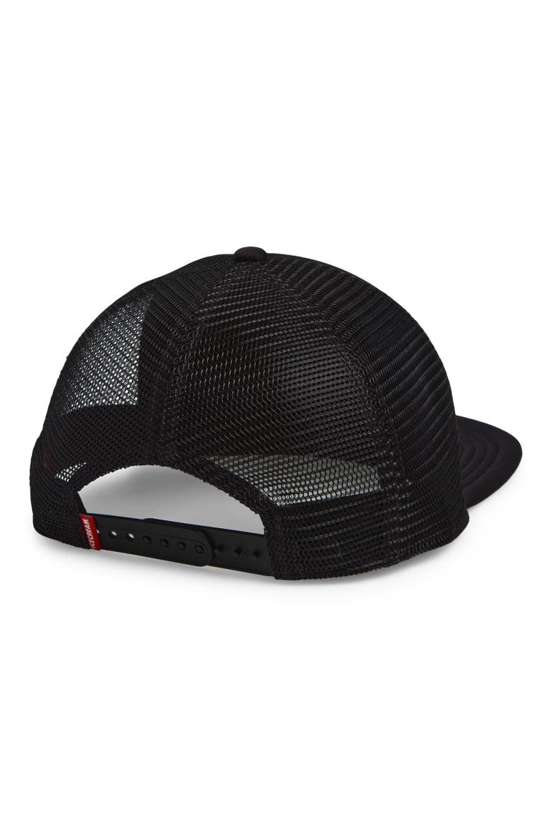 Check List Snapback Trucker Hat, Alternate, color, BLACK