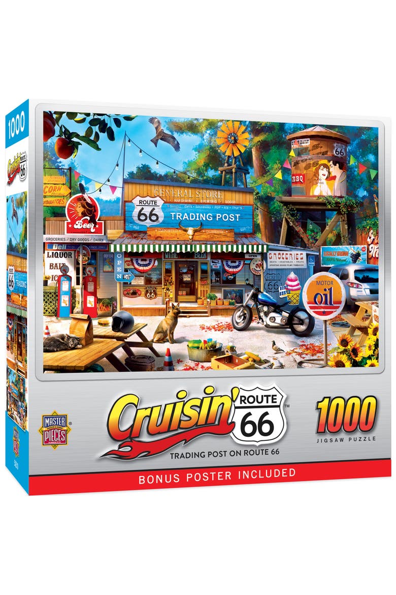 Trading Post on Route 66 1000pc Puzzle, Main, color, Multicolor