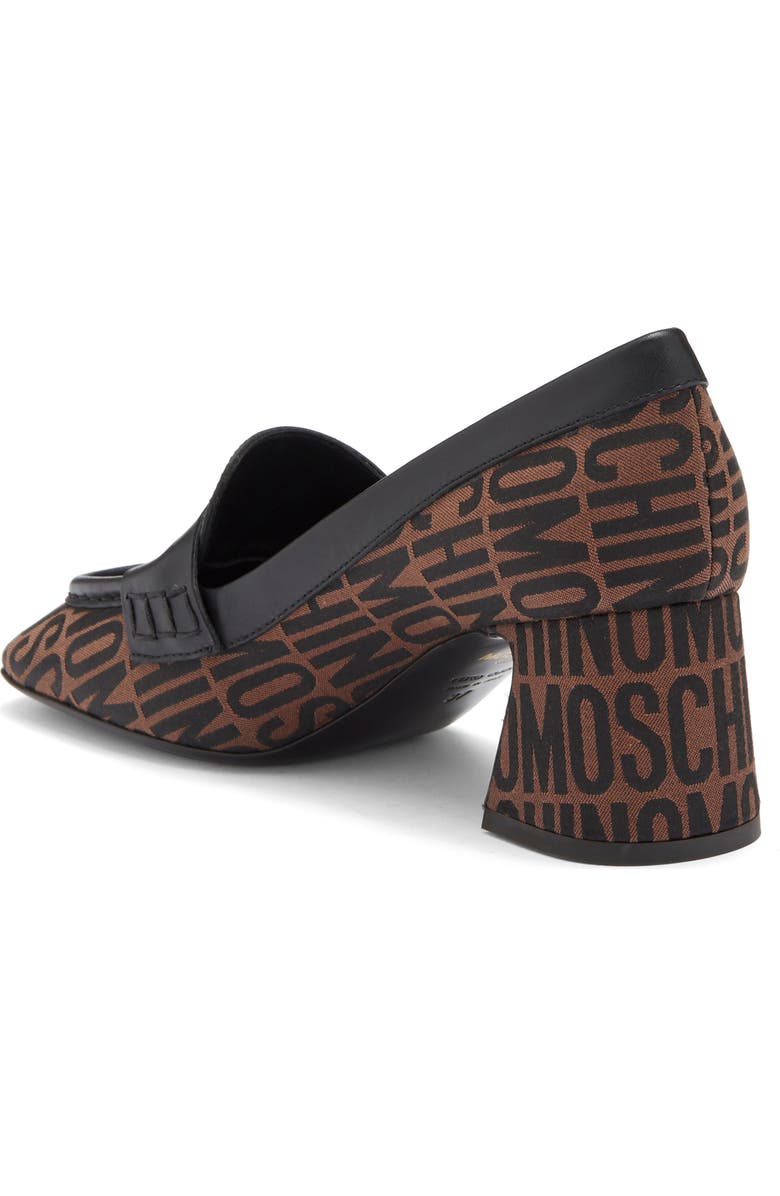 Moschino Logo Jacquard Loafer Pump, Alternate, color,