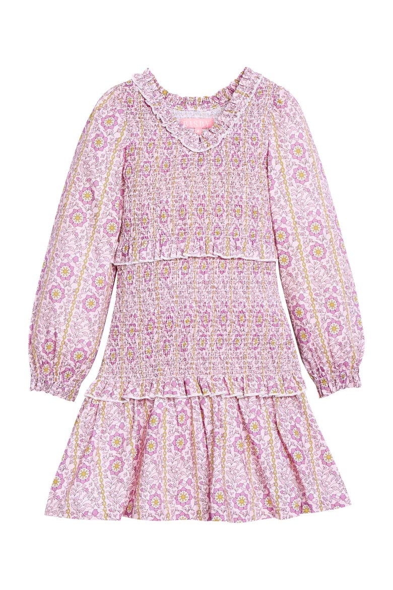 Kids' Indie Dress, Main, color, Verbier Vines Violet