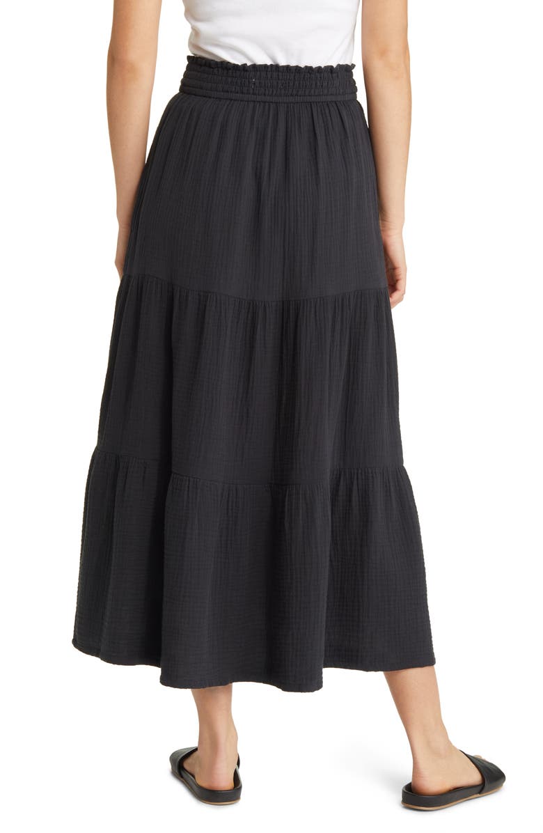 Marine Layer Corinne Cotton Maxi Skirt, Alternate, color, 