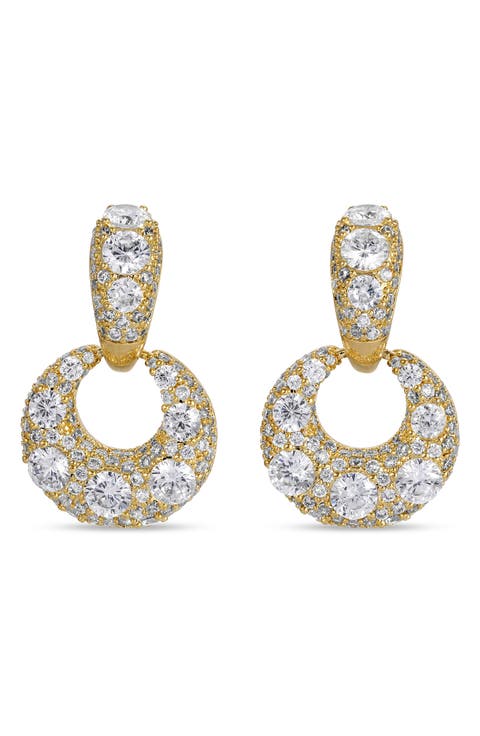 Kathy Cubic Zirconia Drop Earrings
