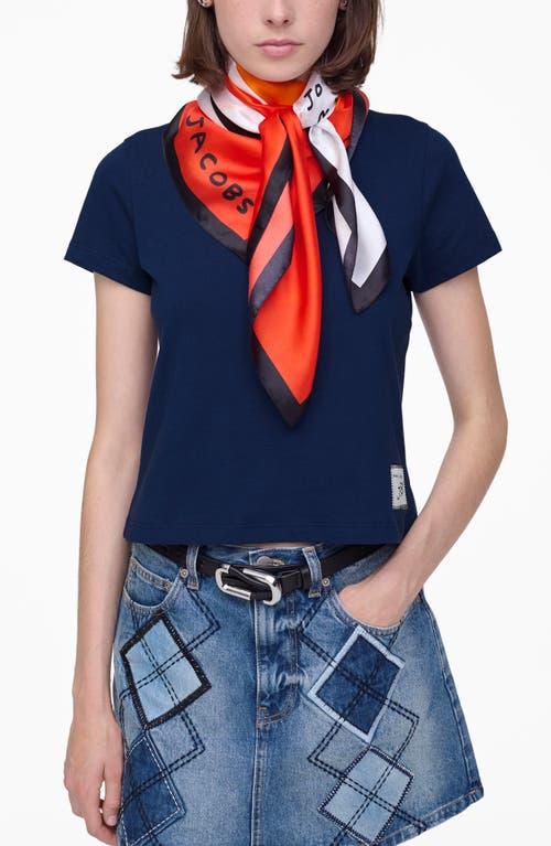 Marc Jacobs Joy Silk Scarf In Gold