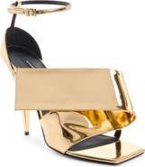 Givenchy Twisted Ribbon Ankle Strap Sandal