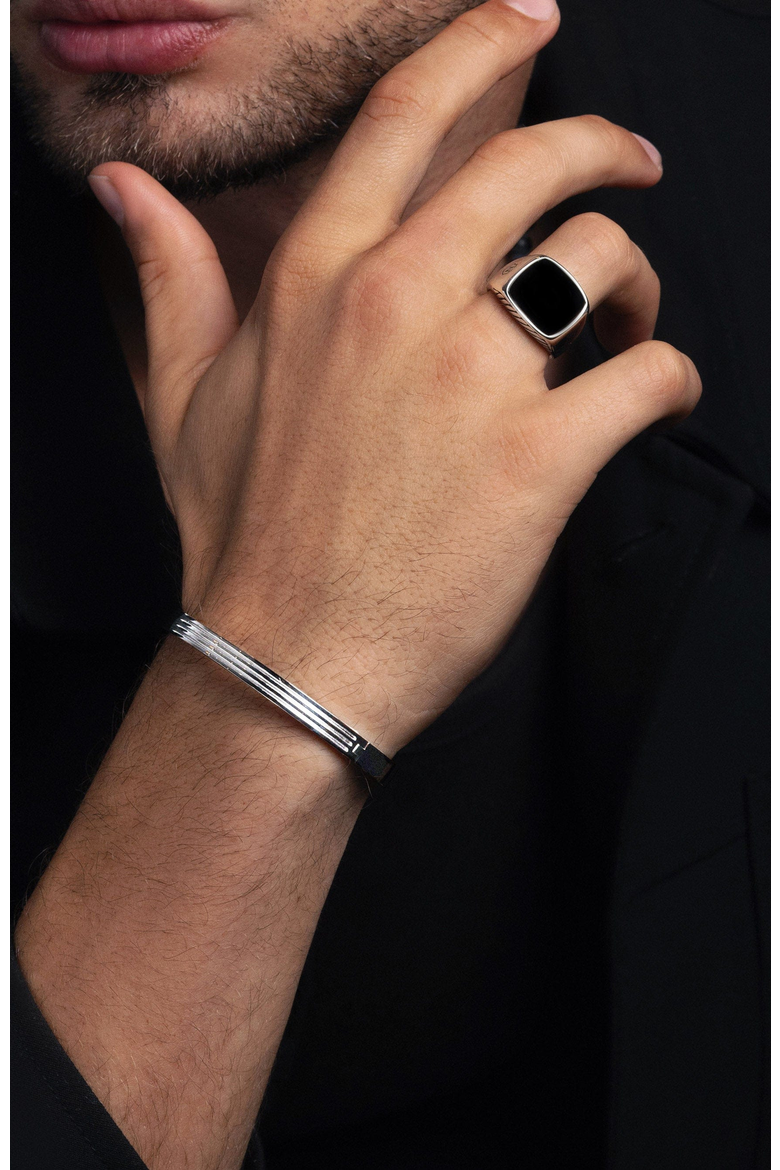 Gentleman Bangle, Alternate, color, Silver