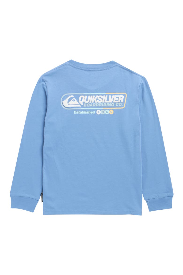 Kids' Sequence Long Sleeve T-Shirt, Alternate, color, QUIET HARBOR