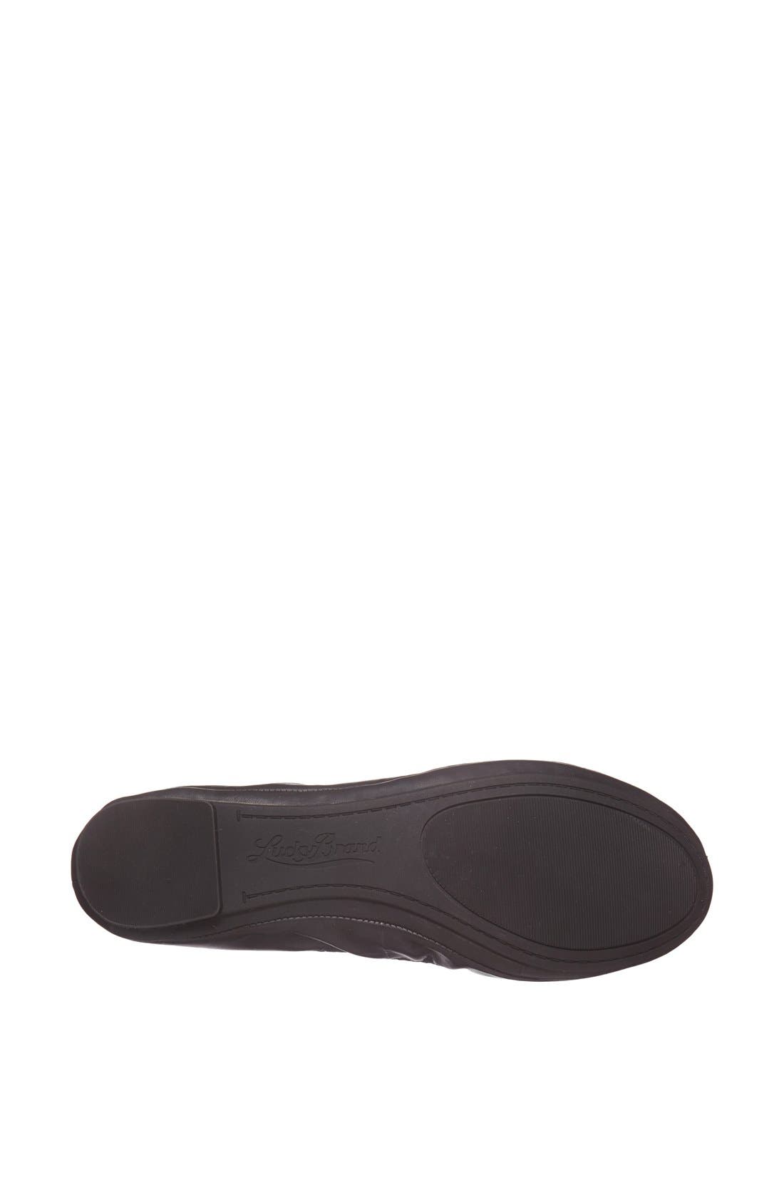 Lucky Brand 'Emmie' Flat, Alternate, color, Black