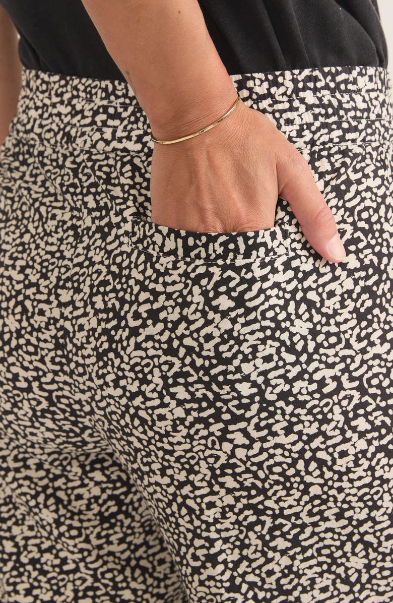 Marine Layer Allison Cheetah Print Wide Leg Trousers, Alternate, color, Light Cheetah