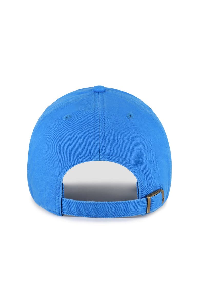 Men's '47 Blue Detroit Lions Throwback Graphic Clean Up Adjustable Hat, Alternate, color, Blue