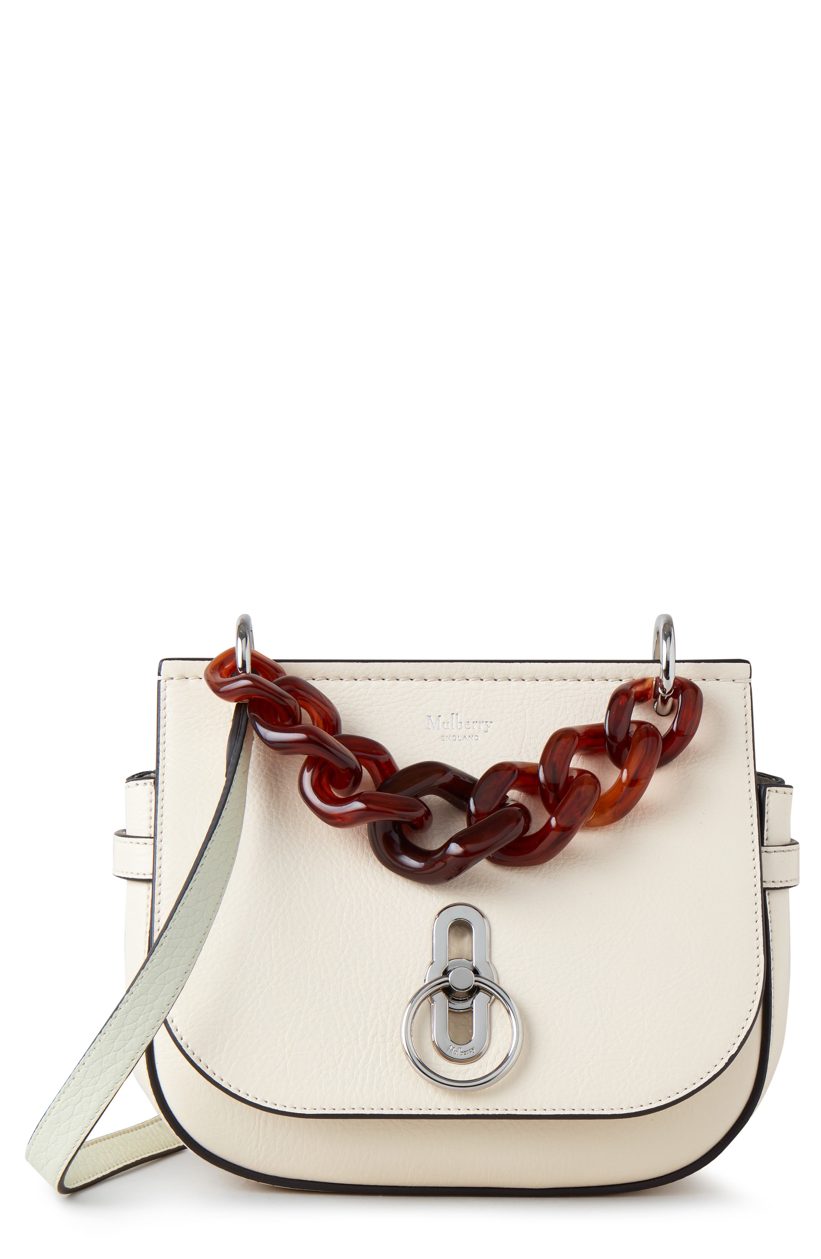 Mulberry Small Amberly Leather Satchel, Main, color, 