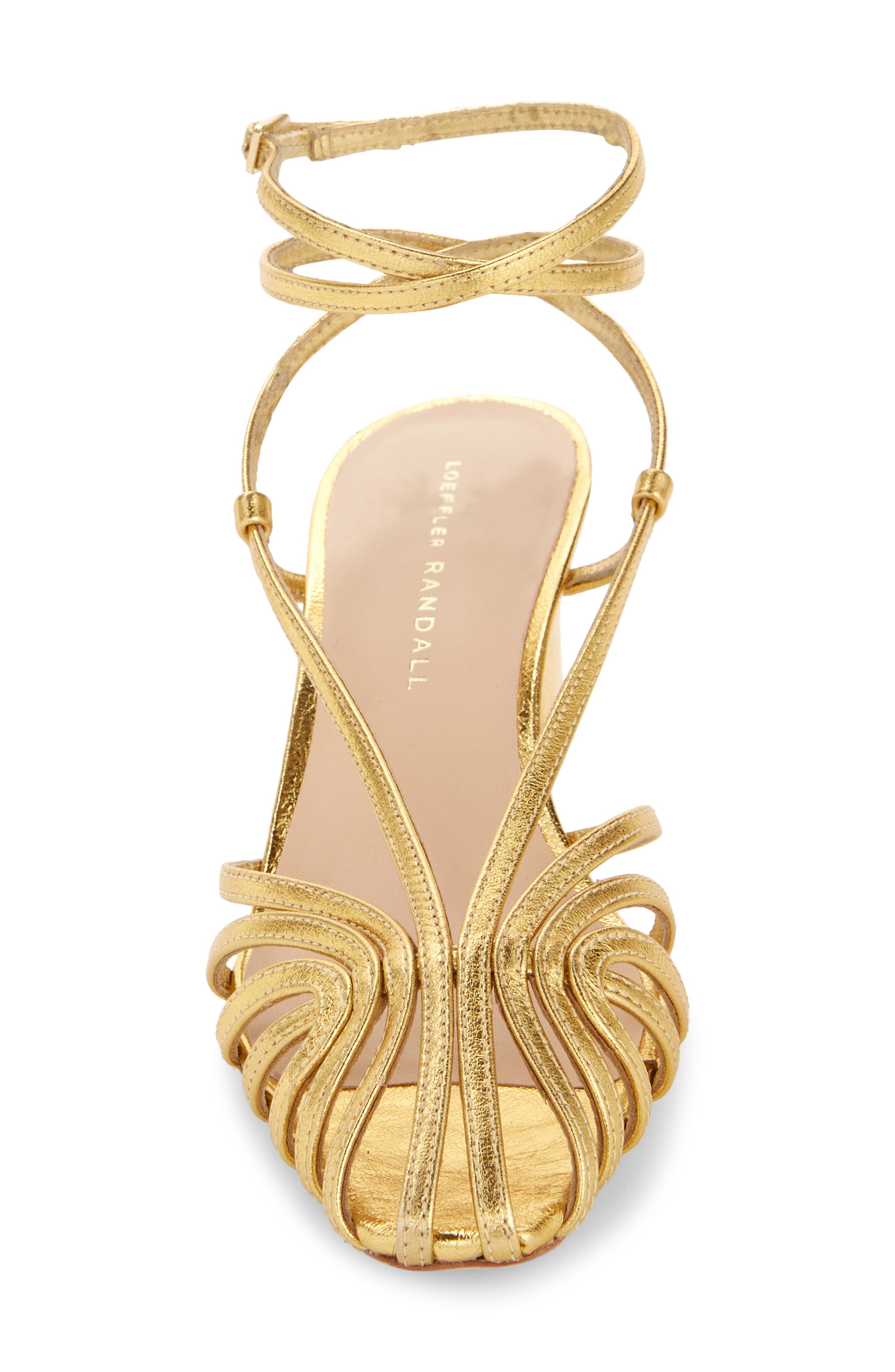 Livvy Ankle Strap Sandal, Alternate, color, GOLD