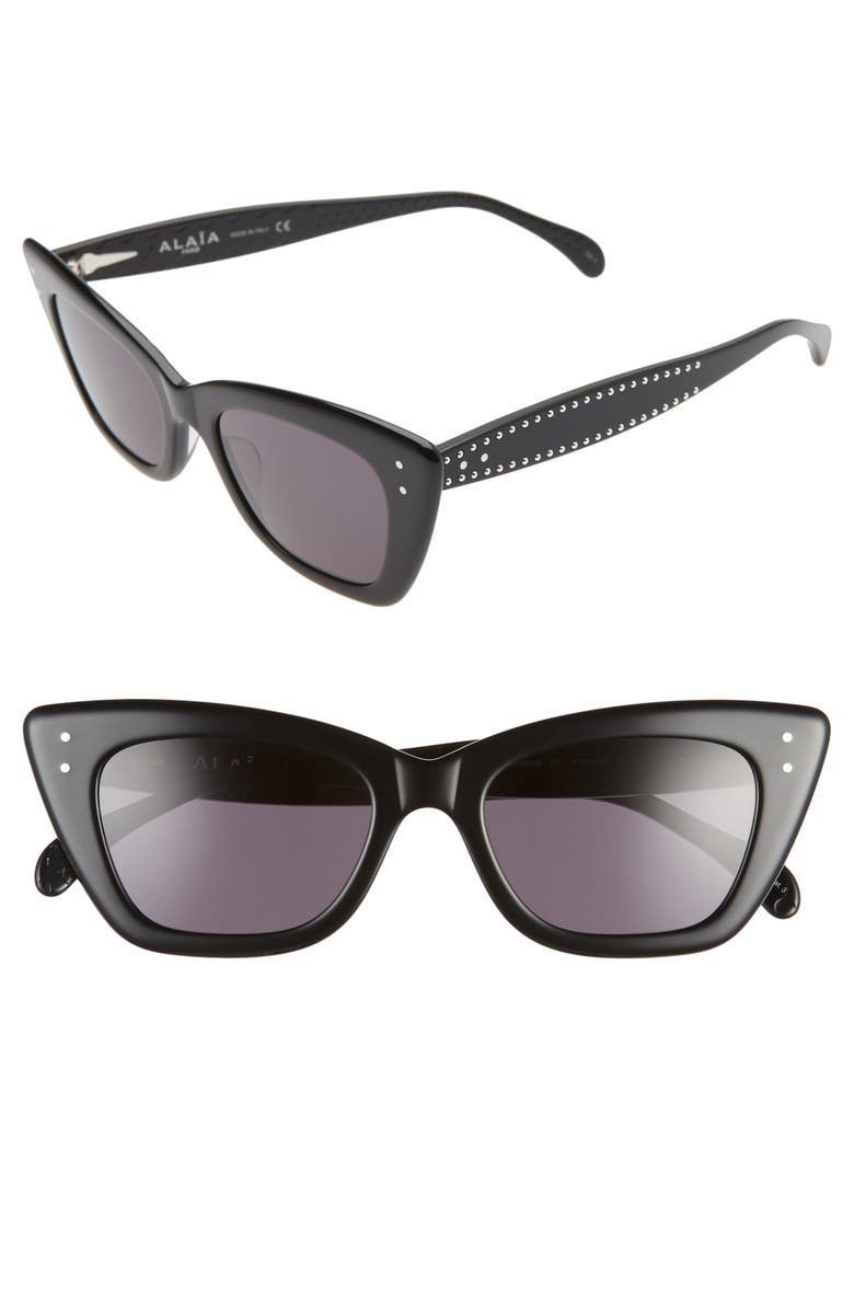 Alaïa 51mm Cat Eye Sunglasses, Main, color, 