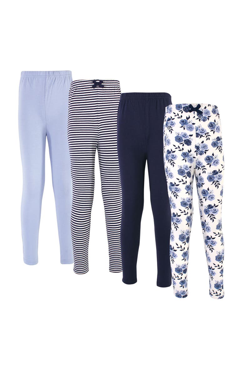Soft Organic Cotton Leggings, Main, color, Navy Floral