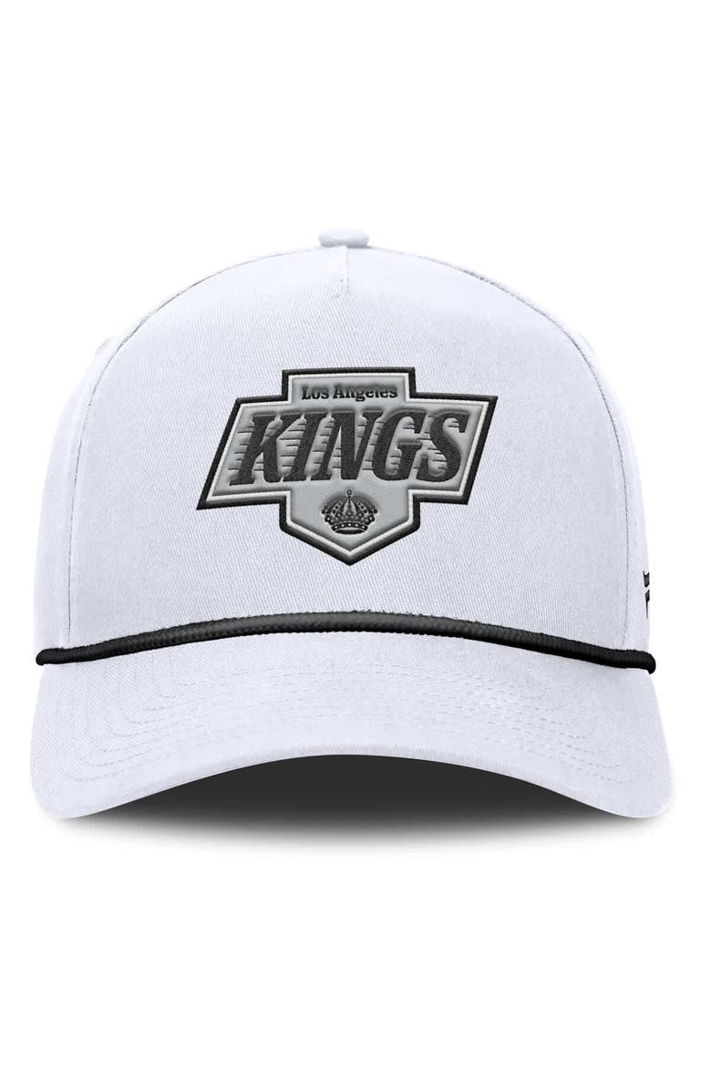 FANATICS Men's Fanatics White Los Angeles Kings Rope A-Frame Adjustable Hat, Alternate, color, 
