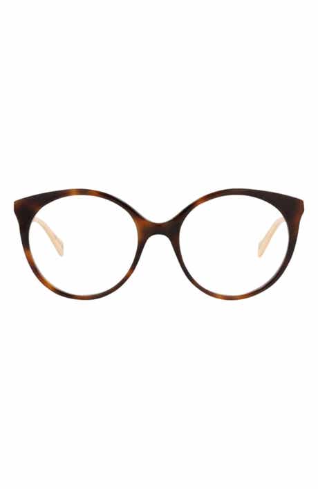Gucci 52mm Round Optical Glasses