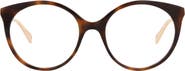 Gucci 52mm Round Optical Glasses