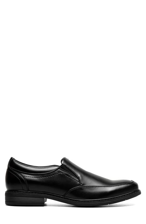 Nunn Bush Jarvis Moc Toe Slip-on Loafer In Black