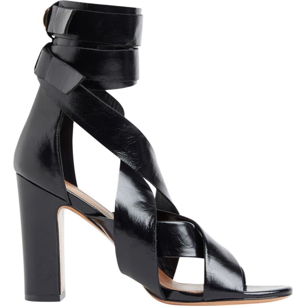 Cynthia Rowley Cece Wrap Heel In Black