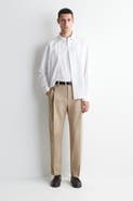 COS Cotton Regular-fit Straight-leg Trousers