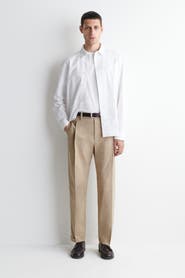 COS Cotton Regular-fit Straight-leg Trousers